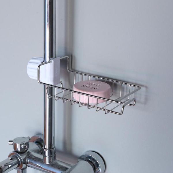 

sink tap hanging holder faucet storage rack sponge dishcloth clip shelf kitchen & organization