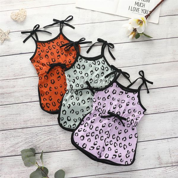 

jumpsuits 0-24m born baby girls boys leopard rompers one piece outfits sleeveless print, Blue