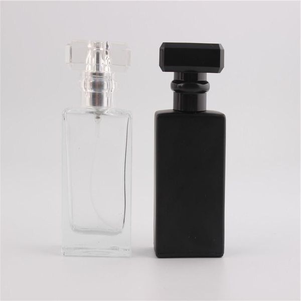 

storage bottles & jars 5 piece 30ml fashion portable transparent clear glass perfume bottle with aluminum atomizer empty cosmetic case for t