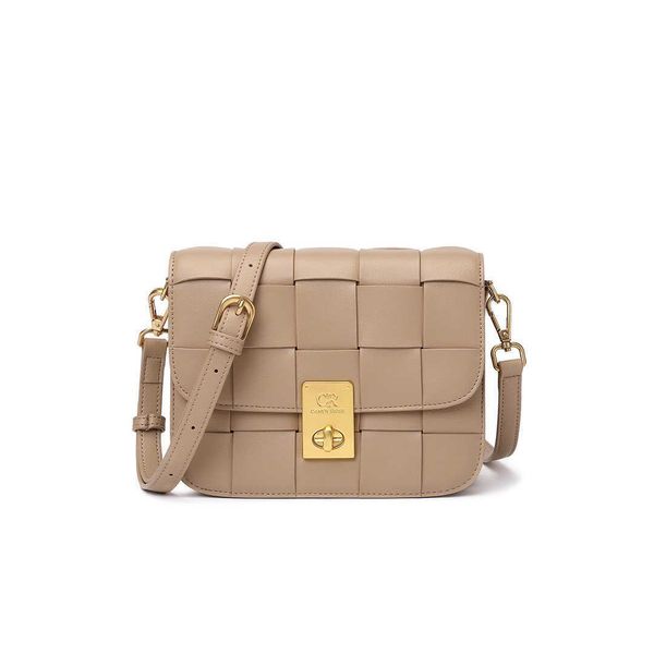 

candy rose woven ladies tofu shoulder bag metal buckle messengersquare fashion