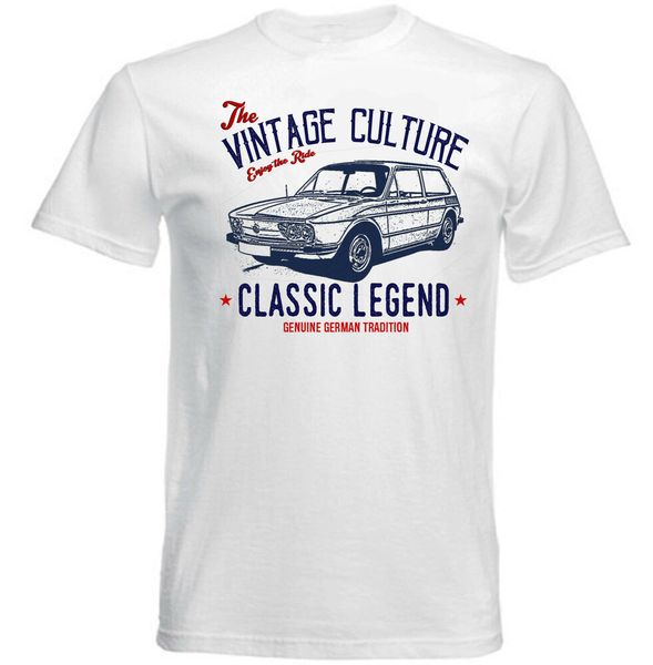 

german car brasilia 3 - new cotton t-shirt, White;black