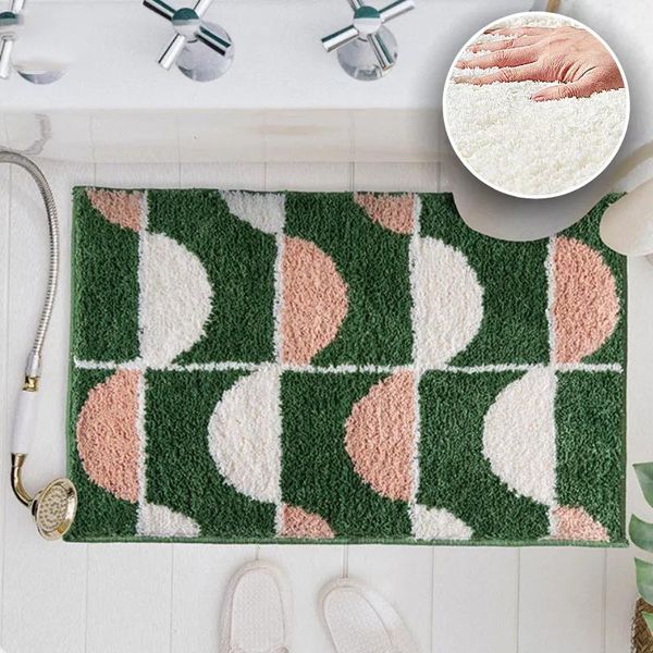 

carpets bathroom mat soft fluffy cartoon abstract anti slip bathmat bed room floor foot pad kids nursery decorative home decor