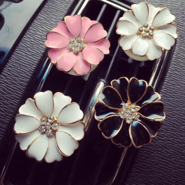 

car air freshener 1pcs auto outlet perfume romantic flowers clip styling for condition vent