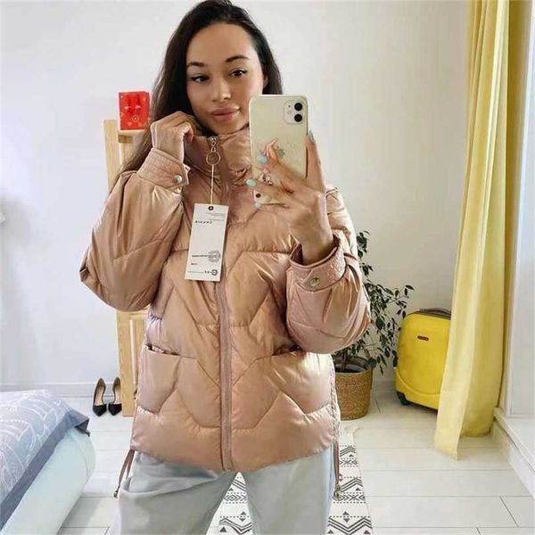 

winter jacket coat fashion warm women parka winter -20 degrees casual street snow jacket 211011, Black