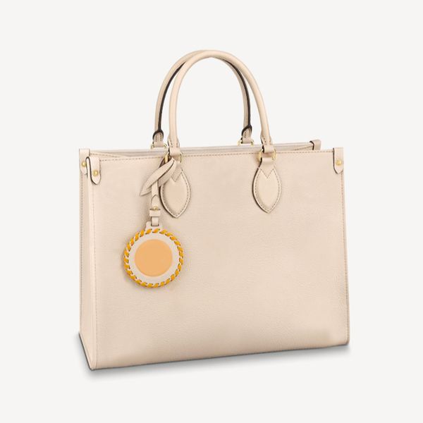 

m45718 onthego handbags gradient color flower leather totes fashion woman large capacity shopping bag women luxurys designers bags m45717