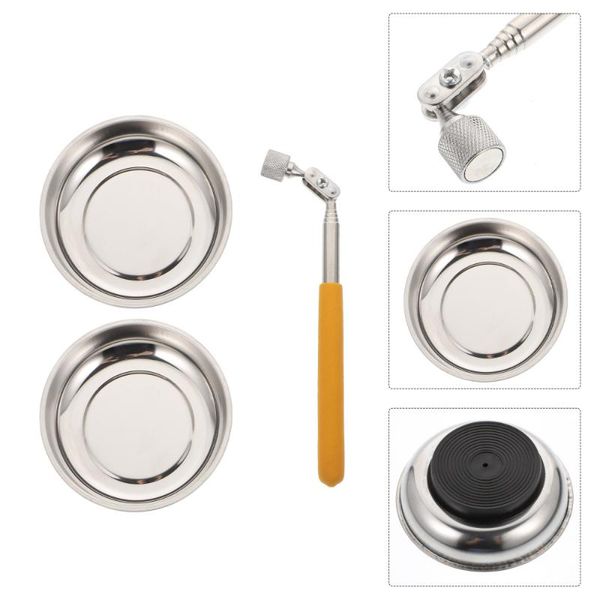 

tool organizers 3 pcs magnetic tray holder trays stainless steel parts
