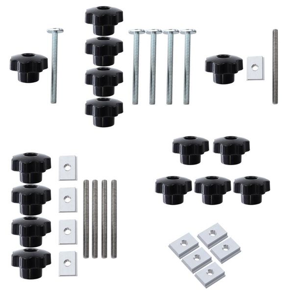 

professional hand tool sets handle t-slot slider miter t-track jig screw fixture table saw router chute rail 97qd