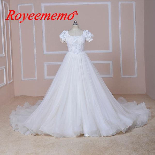 

other wedding dresses 2021 special lace dress stock gown ready made wholesale bridal classic short sleeve, White