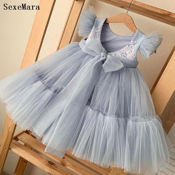 

girl's dresses real picture grey infant girls lace tulle kids birthday dress baby girl party pageant gown kid clothes 1-14y, Red;yellow