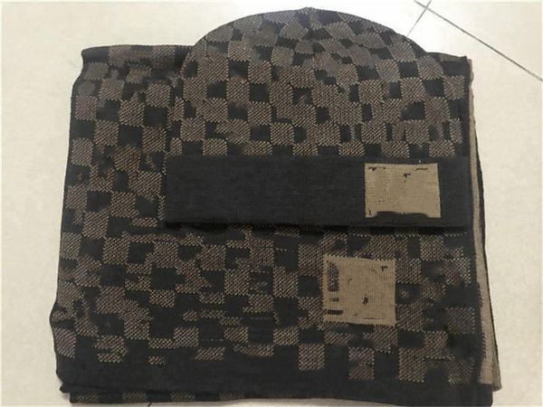 

new fashion men and women hat scarf sets warm hats & scarves sets hat scarf fashion accessories 2021ss, Blue;gray