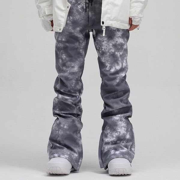 

skiing pants men's women's ski winter warm windproof waterproof breathable slim snowboarding outdoor sports snow trousers