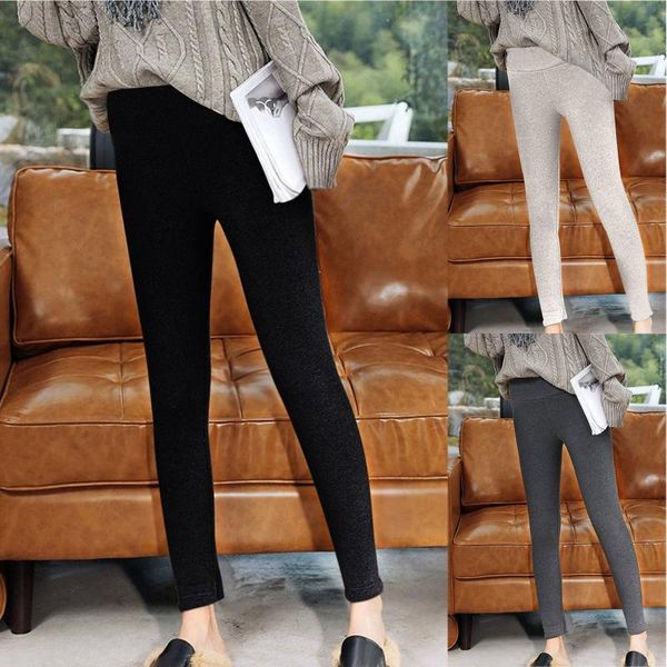 

women's pants & capris warm leggings women fashion casual printed span ladies high waist keep long fitness seamless legging 2021, Black;white