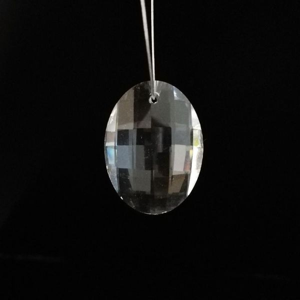 

chandelier crystal 20pcs ,,32mm faceted egg pendant with one hole,crystal for wedding