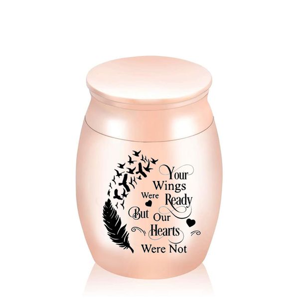 

small keepsake pendant urns for human/pet ashes mini cremation urn with memorial cinerarium and pretty package bag, Silver