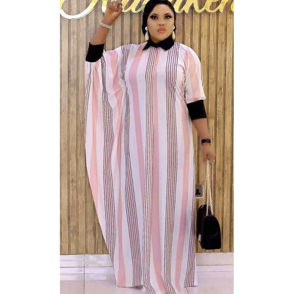 

ethnic clothing african dress for women turn-down collar shirt casual long sleeve oversized vestidos beach party loose bohemia robe, Red