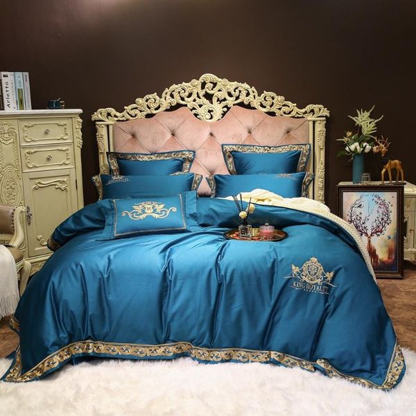 

bedding sets high-end egyptian cotton embroidery four-piece luxury atmosphere set bed