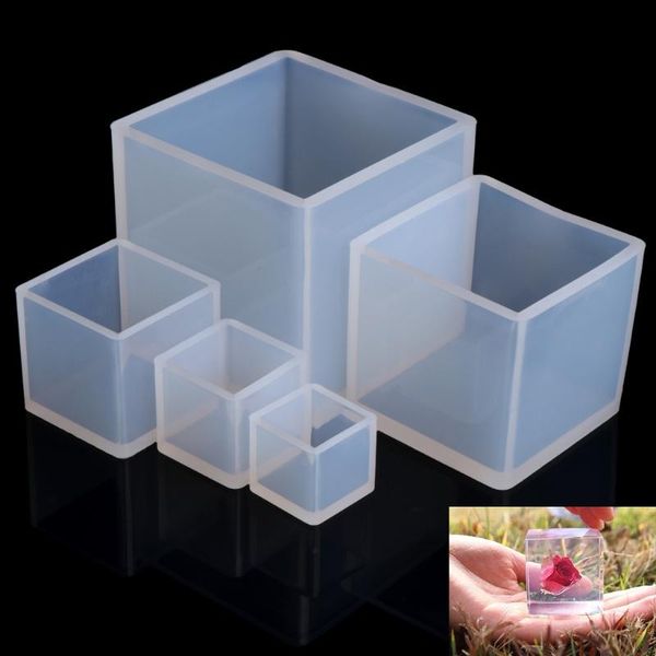 

silicone pendant mold jewelry making cube resin casting mould craft tool tools