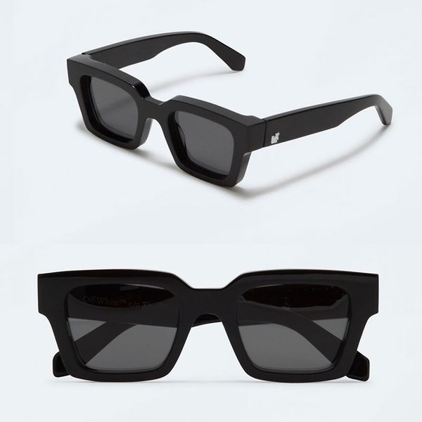 Óculos de sol para mulheres OMRI012 clássico preto full-frame proteção para os olhos moda OFF 012 óculos masculinos UV400 lentes de proteção Designer óculos de sol na caixa original