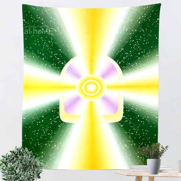 

tapestries reiki energy tapestry wall hanging yoga chakra hippie mandala cross light cloth large size