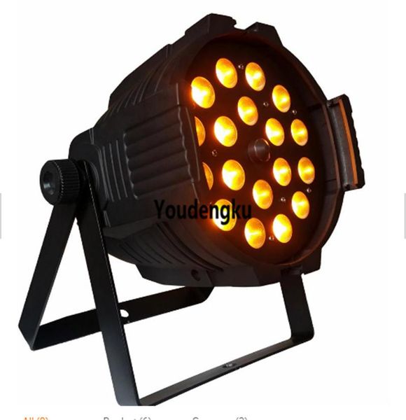 

effects 10 pieces 18pcs x 18wled rgbwa uv zoom 6 in1 ledzoom stage light led64
