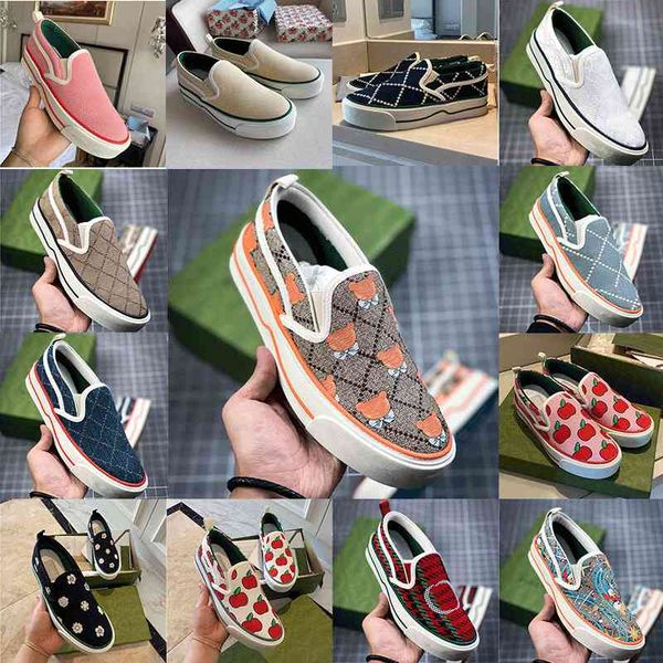 

2023 tennis 1977 casual shoes women slip-on sneakers white pink classic jacquard denim vintage runner trainers skate designer new balanced s, Black