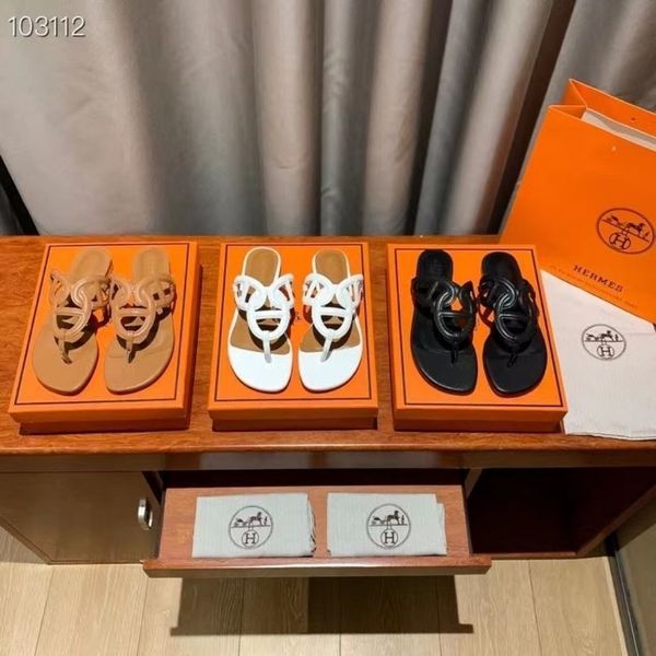 

2021 new h sandals for women, Black