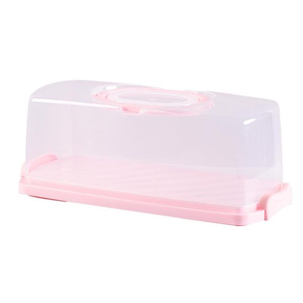 

1pc rectangular portable cake box simple toast bread wrapping holder gift wrap