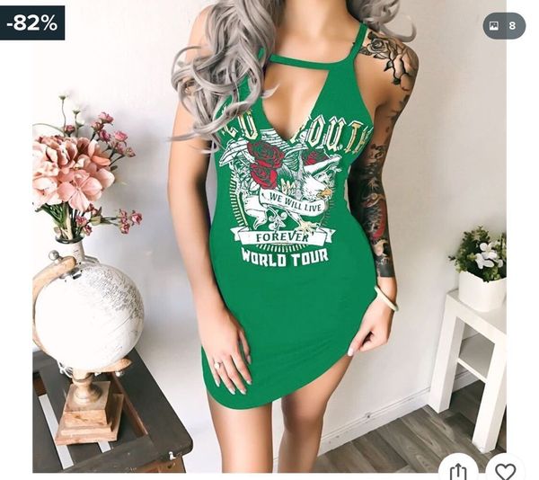 

factory1ybd sleeveless v-neck print tight mini women's fashionable dress in summer of 2019, Black;gray
