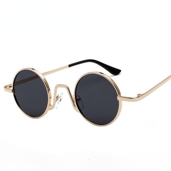 

sunglasses 2021 fashion style steampunk round women vintage brand design retro men ladies prince mirror glasses, White;black