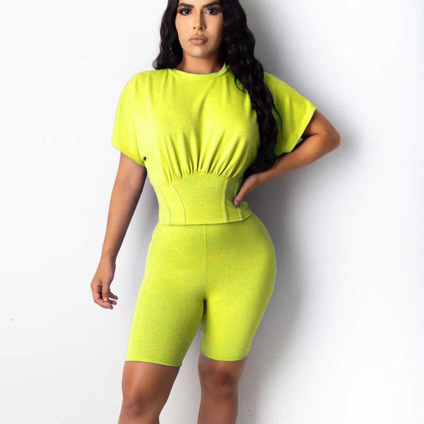 

women's shorts shorts women tracksuits summer casual two sets female short sleeve 2 pieces suit night fitness sports ou yfcm, White;black