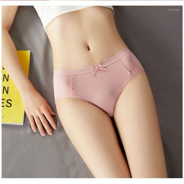 

women's panties 2021 -xl women underpants cotton lace underwear fashion girls briefs female panty lady underwears lingerie, Black;pink
