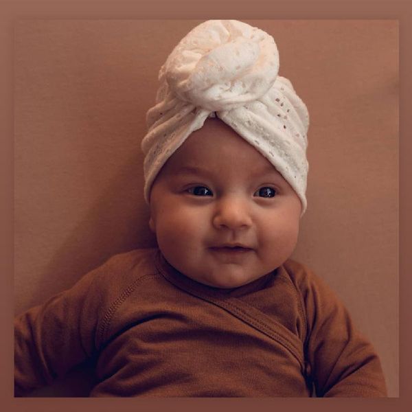 

caps & hats baby accessories for born toddler kids girl boy turban mesh cotton beanie hat winter cap knot solid soft, Yellow