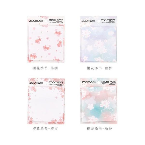 

gift wrap 20packs wholesale cute kawaii japanese style romantic cherry flower blossom season notebook notes memo mark 7cm