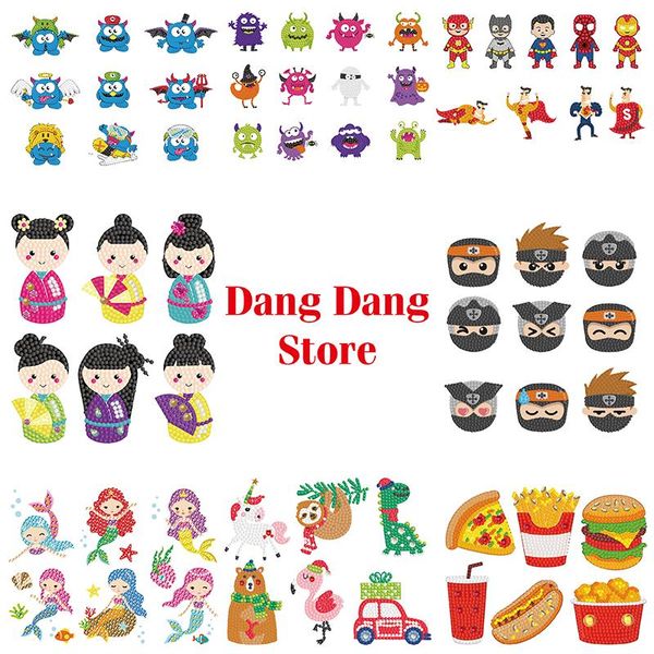 

diamond painting dot kit 5d diy children's cartoon animal sticker crafts