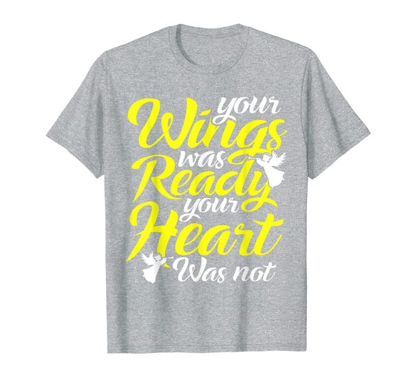 

your wings were ready but my heart was not t-shirt, White;black