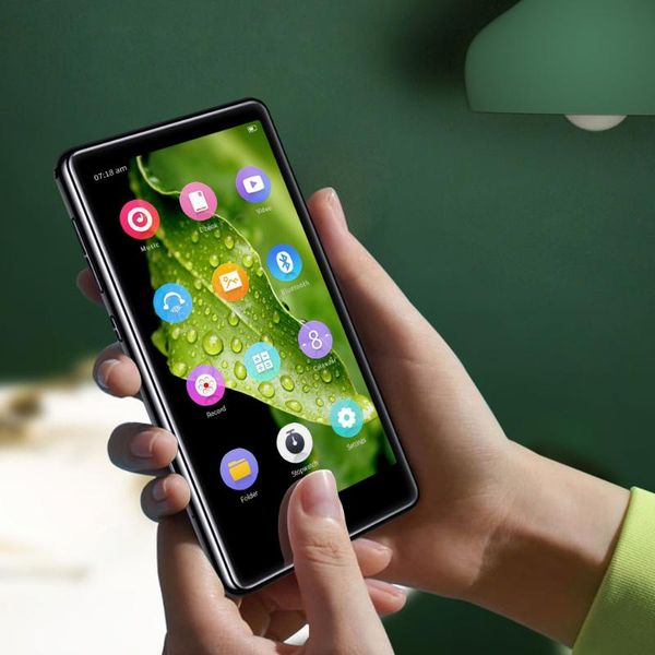 

player with bluetooth 5.0 high resolution and full touch screen built-in speaker hifi lossless sound 8gb & mp4 players mp3