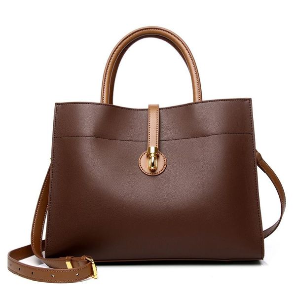 

evening bags luxury large women handbags split leather lady totes bag brand designer shoulder crossbody cowhide business working handbag