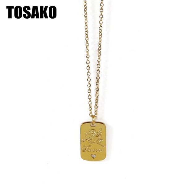 

necklace gold plated pendants sweater chain minimalism square vintage cupid pendant necklaces, Silver
