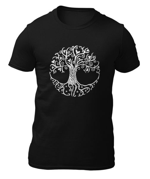 

T-shirt-tree of life-tree of life-t-shirt -, White;black