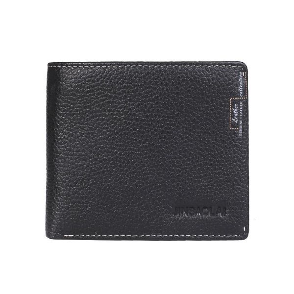 

wallets men's wallet casual short leather, Red;black