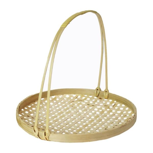 

storage baskets 1pc chinese style bamboo basket practical hand container