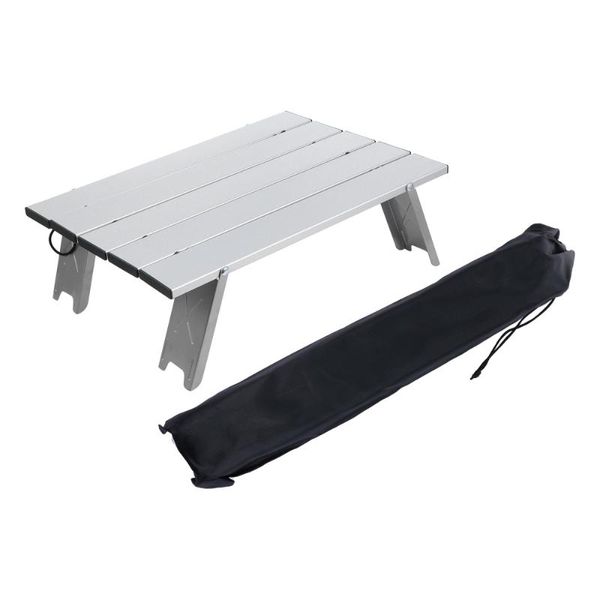 

1pc outdoor folding table portable camping lightweight picnic desk camp furniture