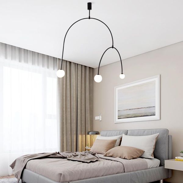 

modern led stone luminaire suspendu nordic light lamp kitchen fixtures lighting lumiere bedroom hanging pendant lamps