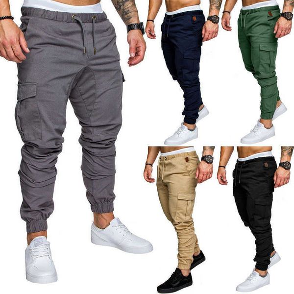 Erkekler Spor Pantolon Uzun Pantolon Eşofman Fitness Egzersiz Jogger Spor Salonu Sweatpants Giysi Mens 2020 Yeni X0615