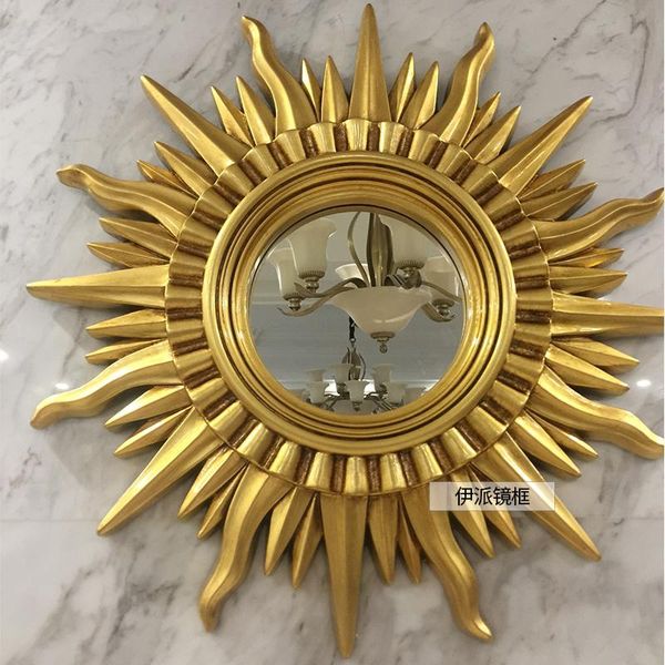 

mirrors sun god sitting room american style europe porch wall decoration mirror frame hanging