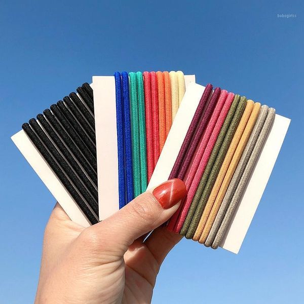 

10pcs colorful elastic hair bands for women girls rubber ponytail holder scrunchies children ropes1