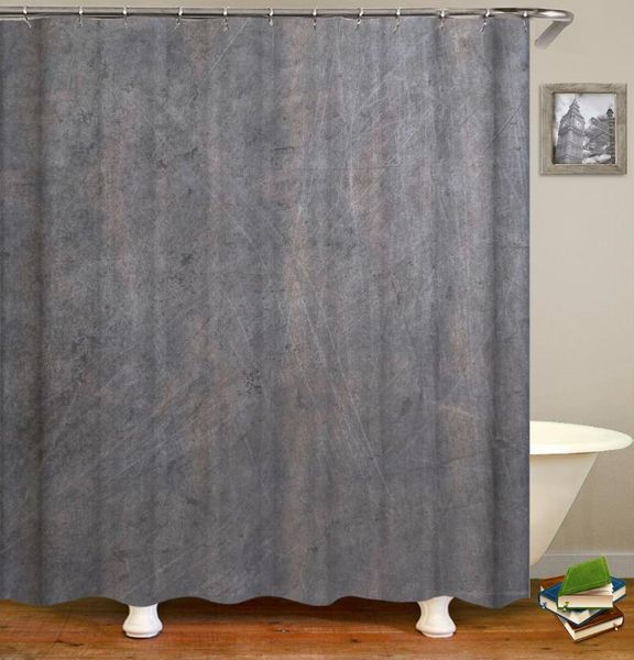 

solid color gradient blooming shower curtain bath curtains bathroom for bathtub waterproof bathing cover large wide with hooks