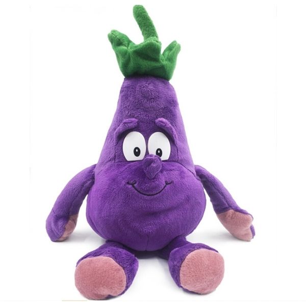 

26cm new fruits vegetables eggplant soft plush stuffed toys dolls