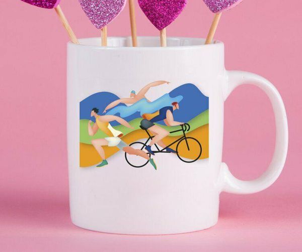 

mugs details about Â personalized triathlon mug gift ideas cup gifts for