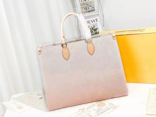 

luxury designer handbag tote mono onthego handbags shoulder bag clutch designers purse classic 3 color totes shopping bags 44571